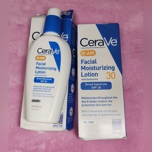 CeraVe AM Facial Moisturizing Lotion with Sunscreen - (Bundle of 2)